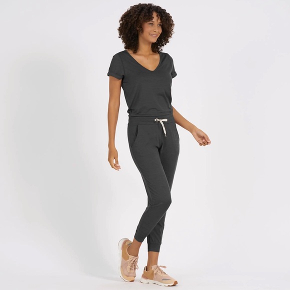 Vuori Pants - NWT Vuori All Day Women’s Jumpsuit in Charcoal Heather